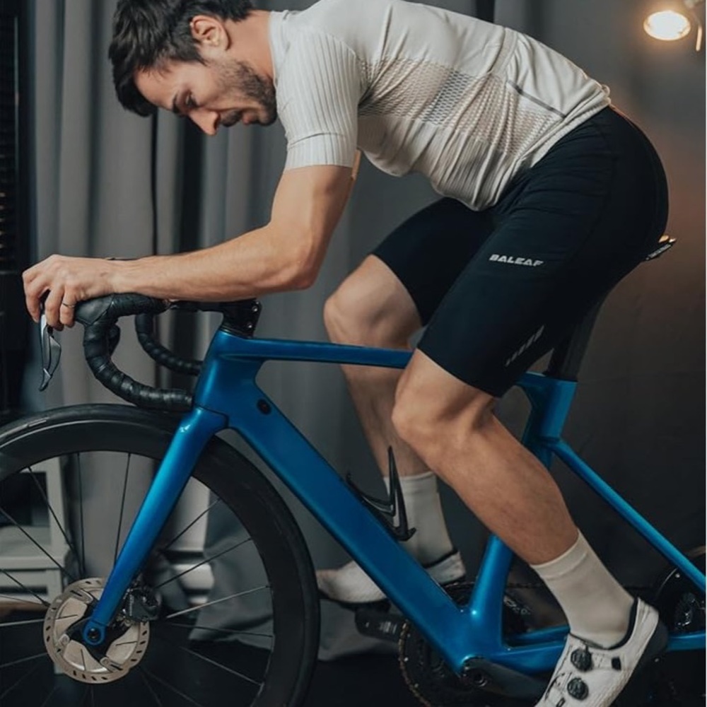 BALEAF Men's Black Cycling Shorts